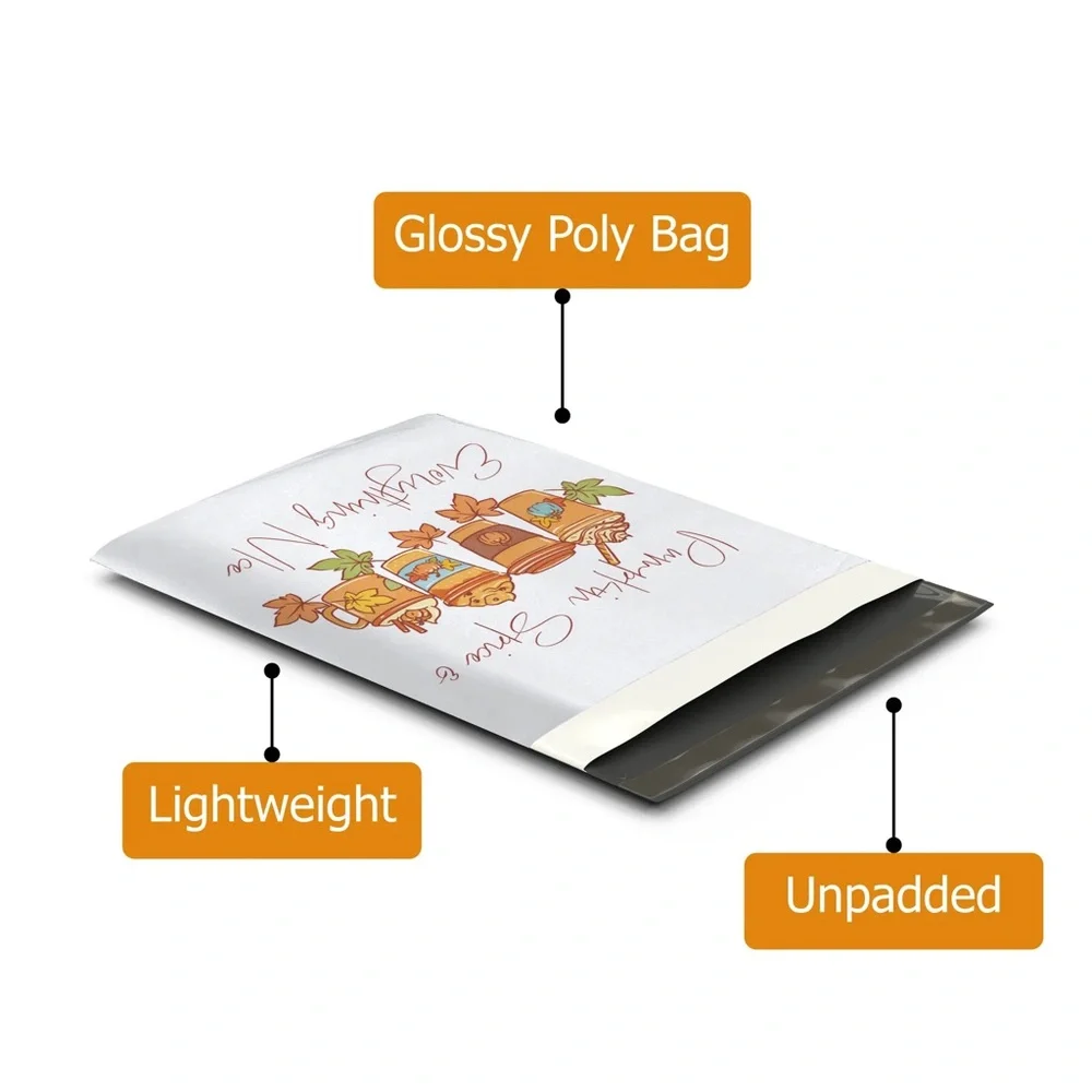 Thanks a Latte Poly Mailers 10x13 Pack of 25